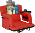 Premium Reclining Stadium Seat For Bleachers With Back Support