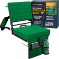 Folding Reclining Stadium Seat With Back Support For Bleachers