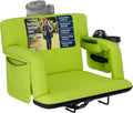 Premium Reclining Stadium Seat For Bleachers With Back Support Extra Wide