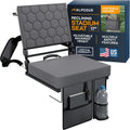 Folding Reclining Stadium Seat With Back Support For Bleachers