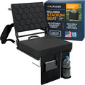 Folding Reclining Stadium Seat With Back Support For Bleachers