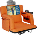 Premium Reclining Stadium Seat For Bleachers With Back Support - Lusterify