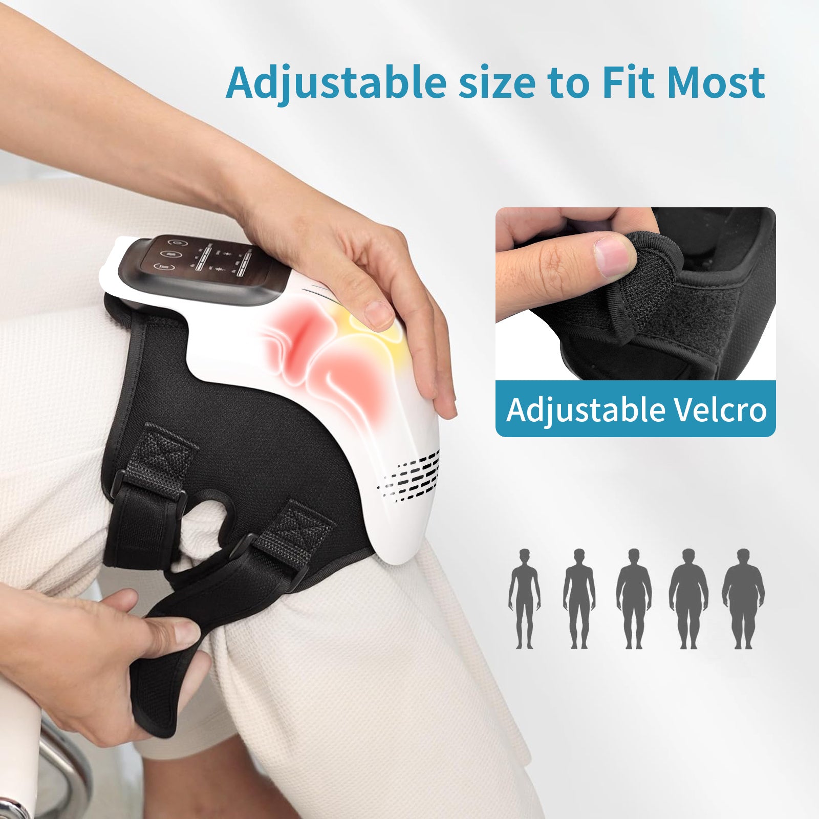 Heated Knee Massager – Compression & Vibration | Physiotherapy Support