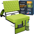 Folding Reclining Stadium Seat With Back Support For Bleachers Extra Wide