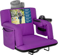 Premium Reclining Stadium Seat For Bleachers With Back Support