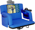 Premium Reclining Stadium Seat For Bleachers With Back Support Extra Wide