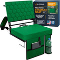 Folding Reclining Stadium Seat With Back Support For Bleachers Extra Wide