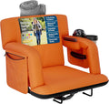 Premium Reclining Stadium Seat For Bleachers With Back Support