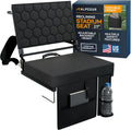 Folding Reclining Stadium Seat With Back Support For Bleachers Wide