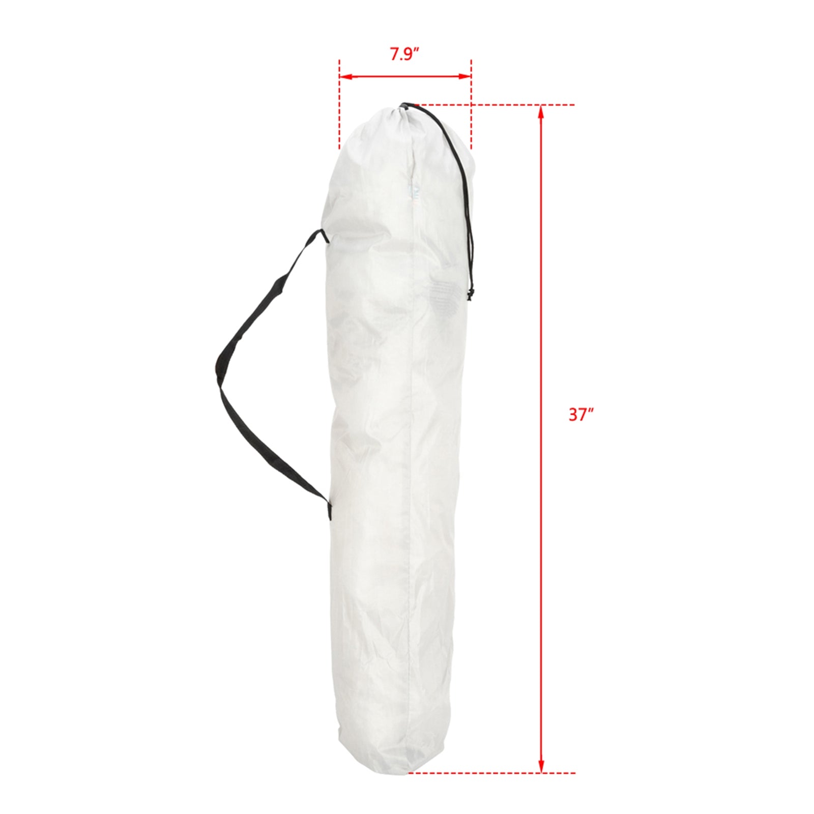 Portable Camping Chair – Heavy Duty Folding Outdoor Chair with Iron Frame, Off-White
