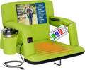 Heated Stadium Seat – Reclining Bleacher Chair with Back Support - Lusterify