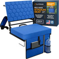 Folding Reclining Stadium Seat With Back Support For Bleachers Extra Wide
