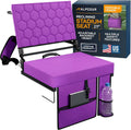 Folding Reclining Stadium Seat With Back Support For Bleachers Extra Wide
