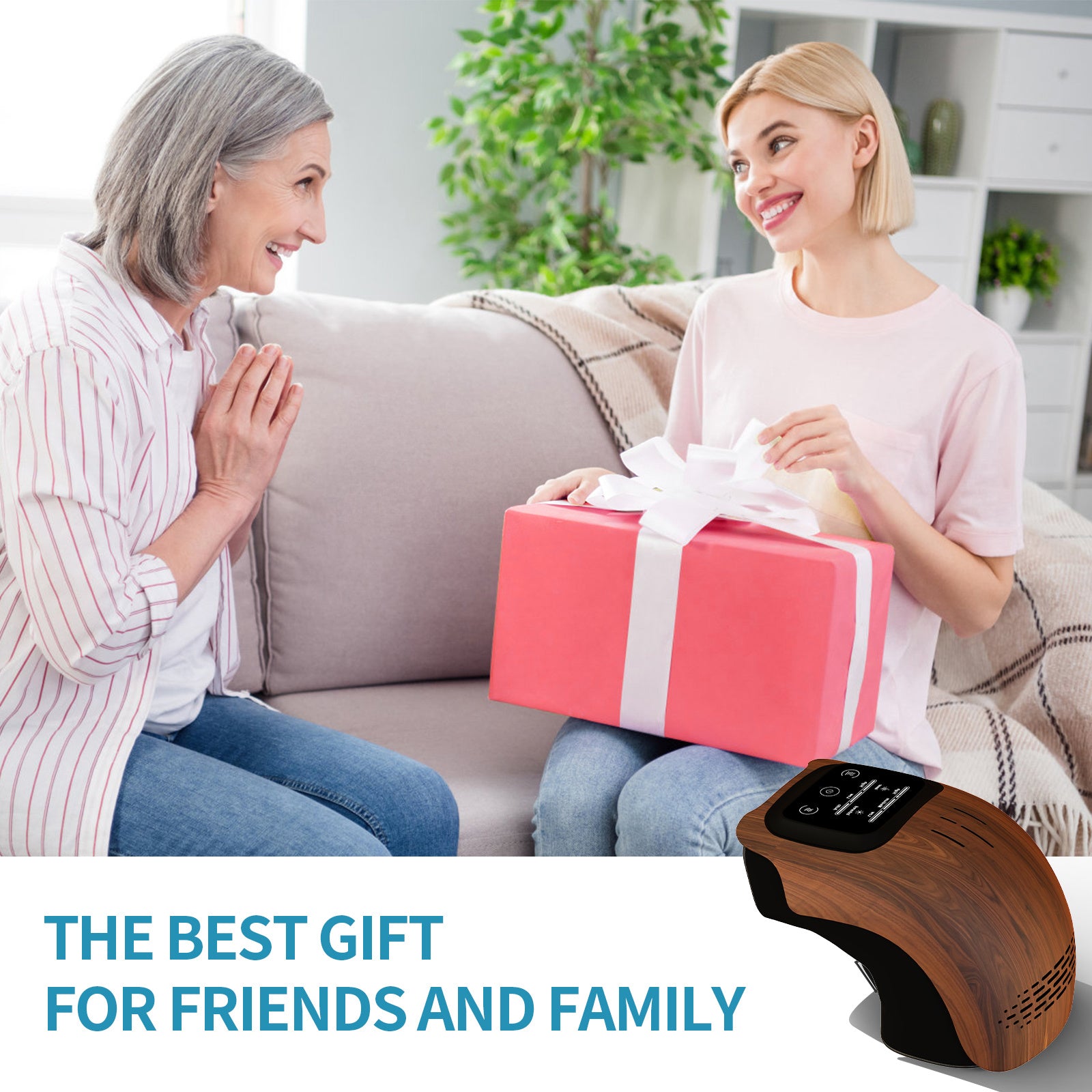 Heated Knee Massager – Compression & Vibration | Physiotherapy Support